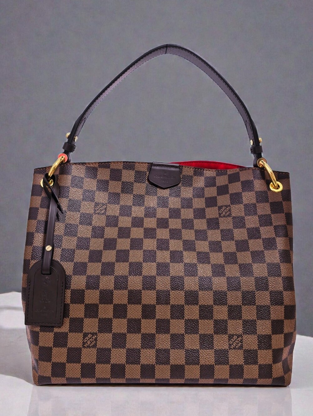 Louis Vuitton Graceful PM Shoulder Bag Damier Ebene Full Set - Picture 14 of 17